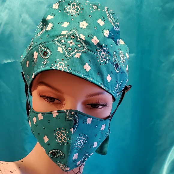 Hand Crafted Accessories - Surgical cap and mask